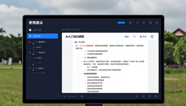 技术培训中的应用场景分析与问题处理策略